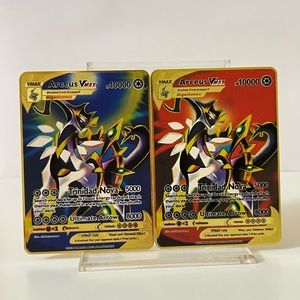 Pokemon Arceus VMAX  Gold Metal Card Collectible/Gift/Display